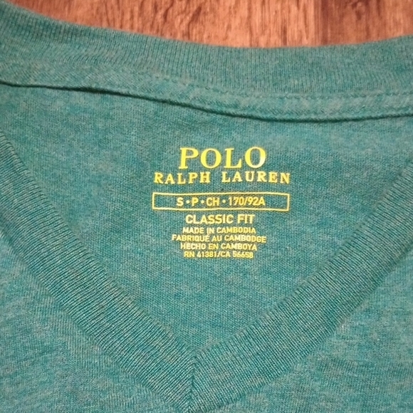 Polo by Ralph Lauren Green Short Sleeve Tee - Picture 3 of 5